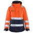 Orange/Marinblå