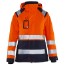 Orange/Marinblå