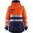 Orange/Marinblå