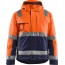 Orange/Marinblå