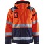 Orange/Marinblå