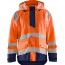 Orange/Marinblå