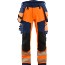 Orange/Marinblå