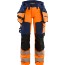 Orange/Marinblå