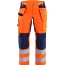 Orange/Marinblå